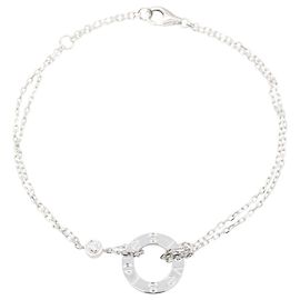 Bracciale charm Cartier Love Circle 2-Diamond D'oro