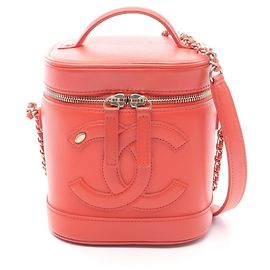 Chanel Coco Mark 2-Way Handbag Red