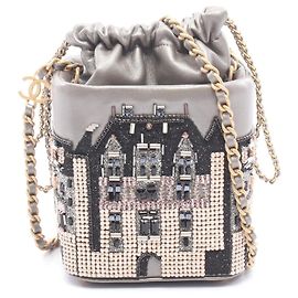 Bolsa Bucket Chanel Small Prata
