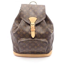 Louis Vuitton Montsouris GM Rucksack/Handtasche Braun