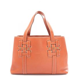 Céline Sac cabas en cuir marron Celine Macadam Marron