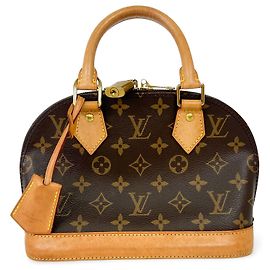 Louis Vuitton Alma Handbag Monogram Canvas BB Brown