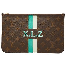 Pochette à main Louis Vuitton Monogram Marron Monogramme