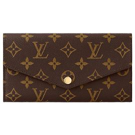 Louis Vuitton Sarah Wallet Monogram Canvas Brown