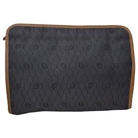 Bolsa Christian Dior Monogram Marrom Preto