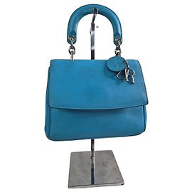 Christian Dior Lady Dior Mini Borsa Blu