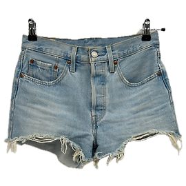 Levi's Ripped Jeans Hellblau W26 Blau