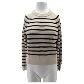 SéZane Strickpullover aus Wolle Weiß Weiß
