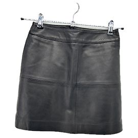 Eric Bompard Lederrock schwarz Schwarz