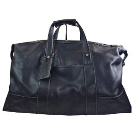 Borsa da viaggio Coach in pelle nera Nero