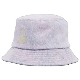 Isabel Marant Chapéu Bucket Haley Branco Azul claro
