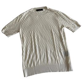 Loro Piana Top de malha cashmere e seda - Creme Cru