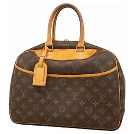 Borsa Louis Vuitton Monogram Deauville Marrone