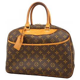Sac à main Louis Vuitton Monogram Deauville Marron