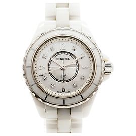 Relógio Chanel J12 H2570 para mulher com mostrador branco Outro