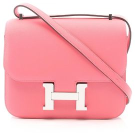 Hermès Bolsa de ombro Hermes Constance 3 Mini Rosa