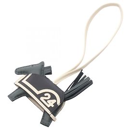 Hermès Hermes Rodeo PM Robeo Coeur Charm Black Green Cream