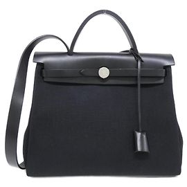 Hermès Hermes Herbag Zip PM Handbag Black