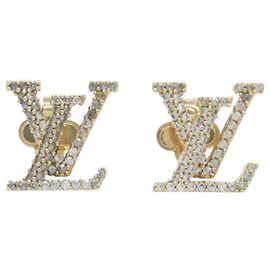 Louis Vuitton Iconic Strass Ohrringe Golden