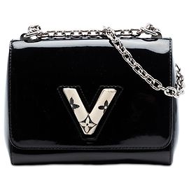 Louis Vuitton Black Vernis Monogram Twist PM Noir
