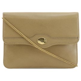 Bolsa transversal Dior em couro bege Bege