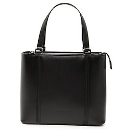 Burberry Black Leather Handbag Black