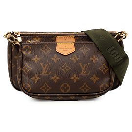 Louis Vuitton Marrone Monogram Multi Pochette Accessoires Marrone