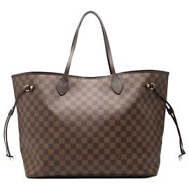 Louis Vuitton Marrone Damier Ebene Neverfull GM Marrone