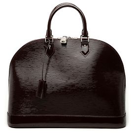 Louis Vuitton Alma GM en cuero Epi rojo Roja