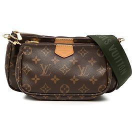 Louis Vuitton Marrom Monogram Multi Pochette Accessoires Marrom
