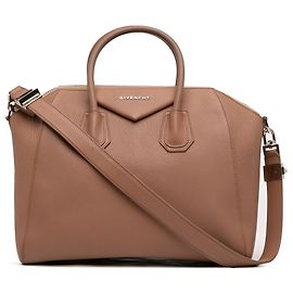 Bolsa Antigona de pele de cabra marrom Medium da Givenchy Marrom Carne