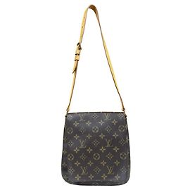 Bolso de Hombro Louis Vuitton Musette Salsa Castaño