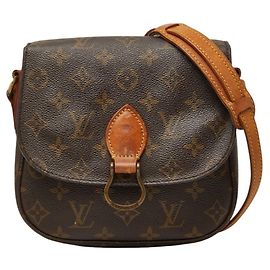 Louis Vuitton Monogram Mini Saint Cloud Schultertasche Braun