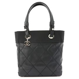 Sac cabas Chanel Paris Biarritz PM Noir