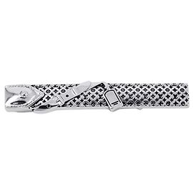 Louis Vuitton Silver Tie Pin Silvery