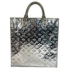 Louis Vuitton Monogram Miroir Silver Tote Handbag Silvery