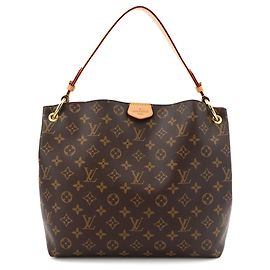 Bolso de hombro Louis Vuitton Monogram Graceful PM Rosa Monograma