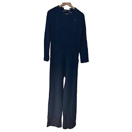 Jc De Castelbajac Macacão de lã e viscose azul marinho Azul