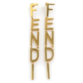 Orecchini Fendi Gold D'oro