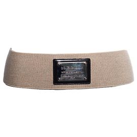 Dolce & Gabbana, Cinto de tecido elástico Multicor