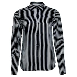 Frame Denim FRAME, camicia a righe blu e bianca Multicolore