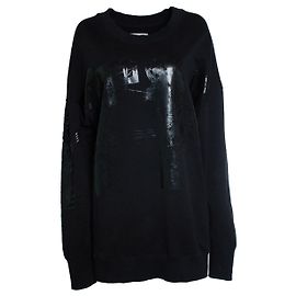 Faith Connexion Faith Conexxion, pull noir avec imprimé brillant Noir