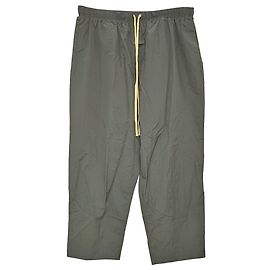 Fear of God Drawstring-Cuff Trousers in Grey Polyester Grey