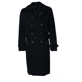 Autre Marque Lardini, wool trench coat in black Black