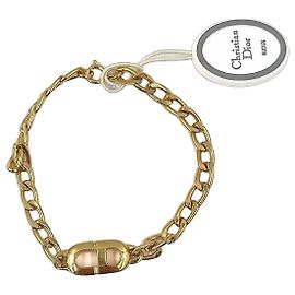 Bracelet Dior CD Logo Doré Métallisé