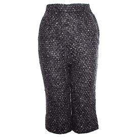 Dolce & Gabbana, Grey wool knee pants. Grey