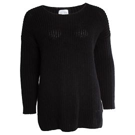 Anine Bing, pull en maille noir Noir