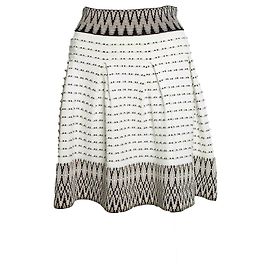 Falda de jacquard Jiselle de Maje, blanco Blanco