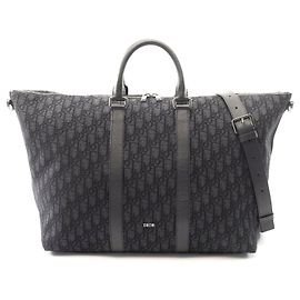 Borsa Boston 2WAY Dior Weekender 40 Oblique Nero