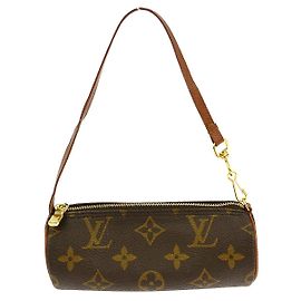 Louis Vuitton Papillon Pochette Monogram Canvas Mini Marrone